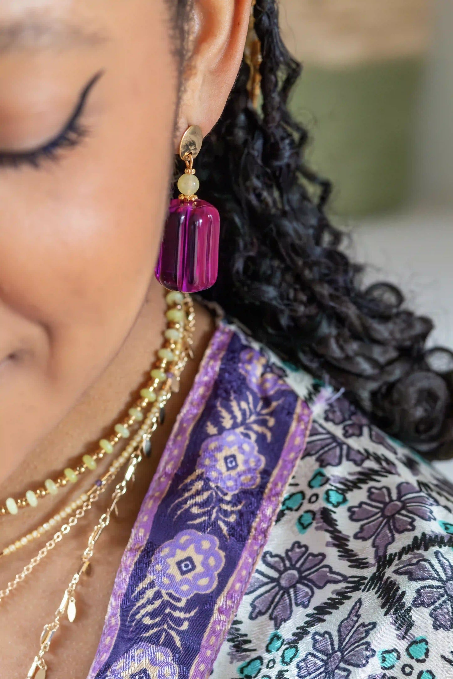 Boucles d'oreilles Sidonie