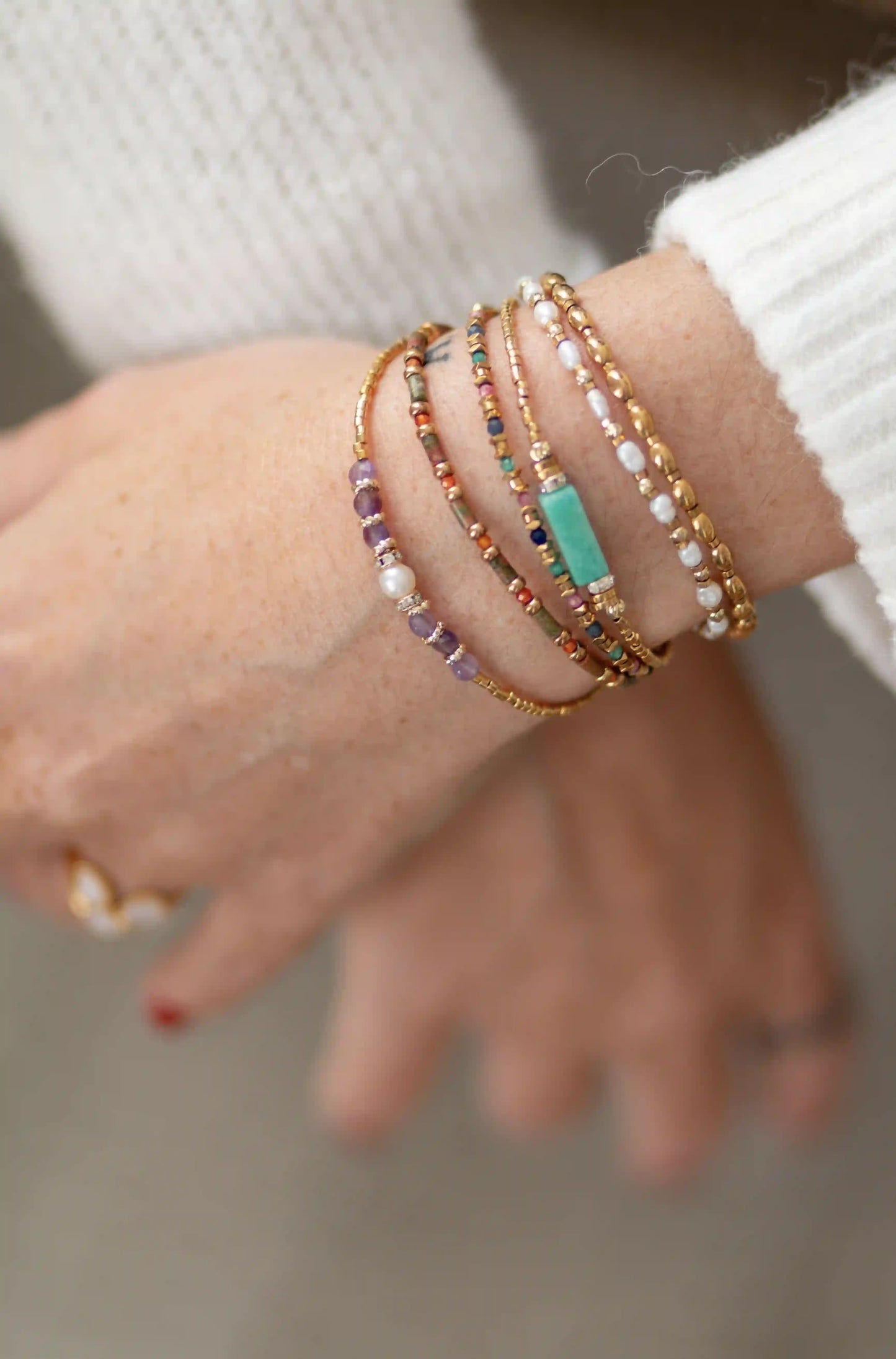 Bracelet Avery kaki