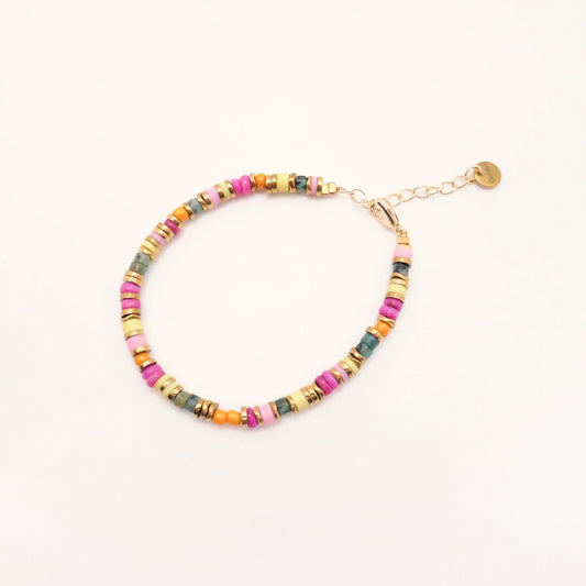 Limited edition gold and pink bracelet