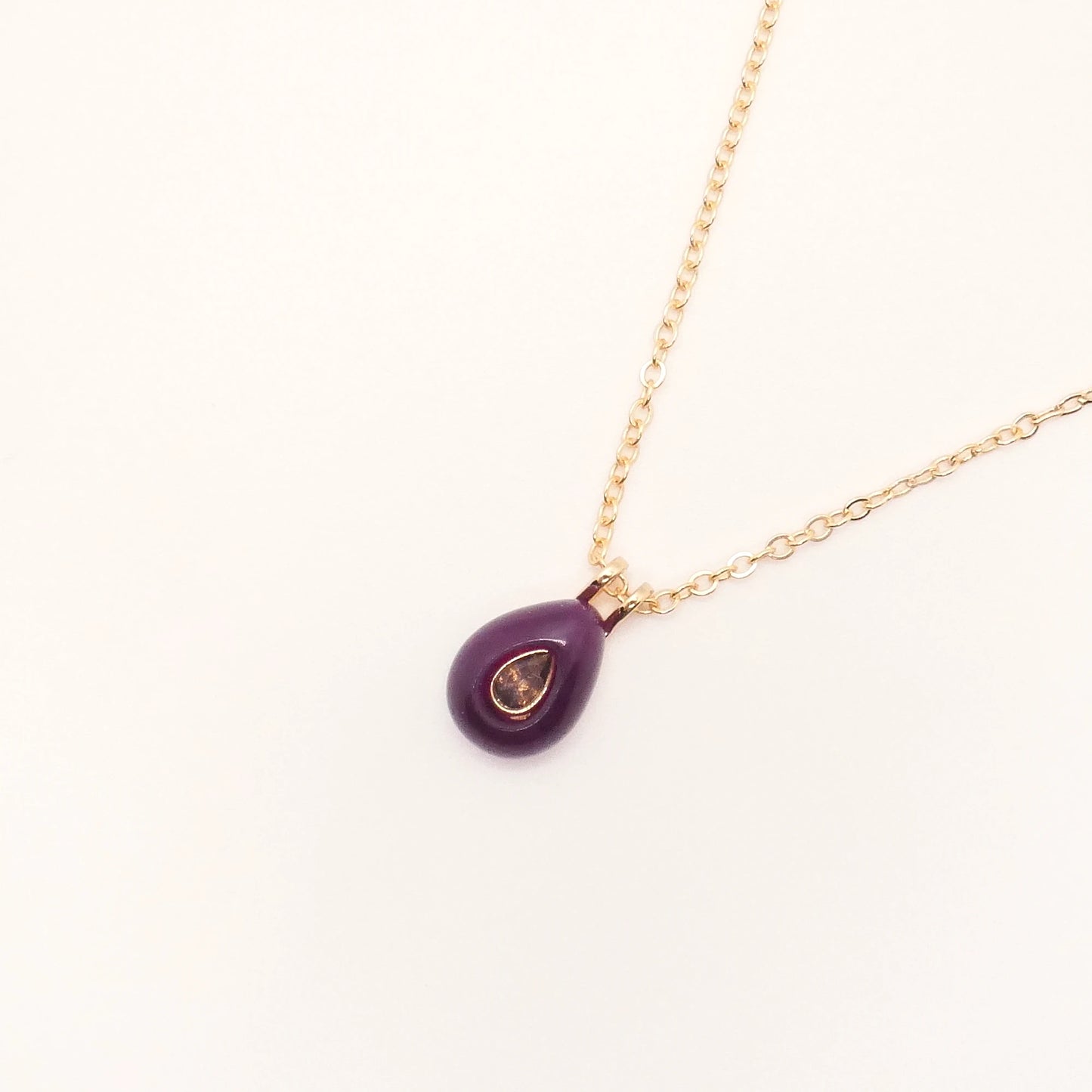 Gold plated pendant necklace