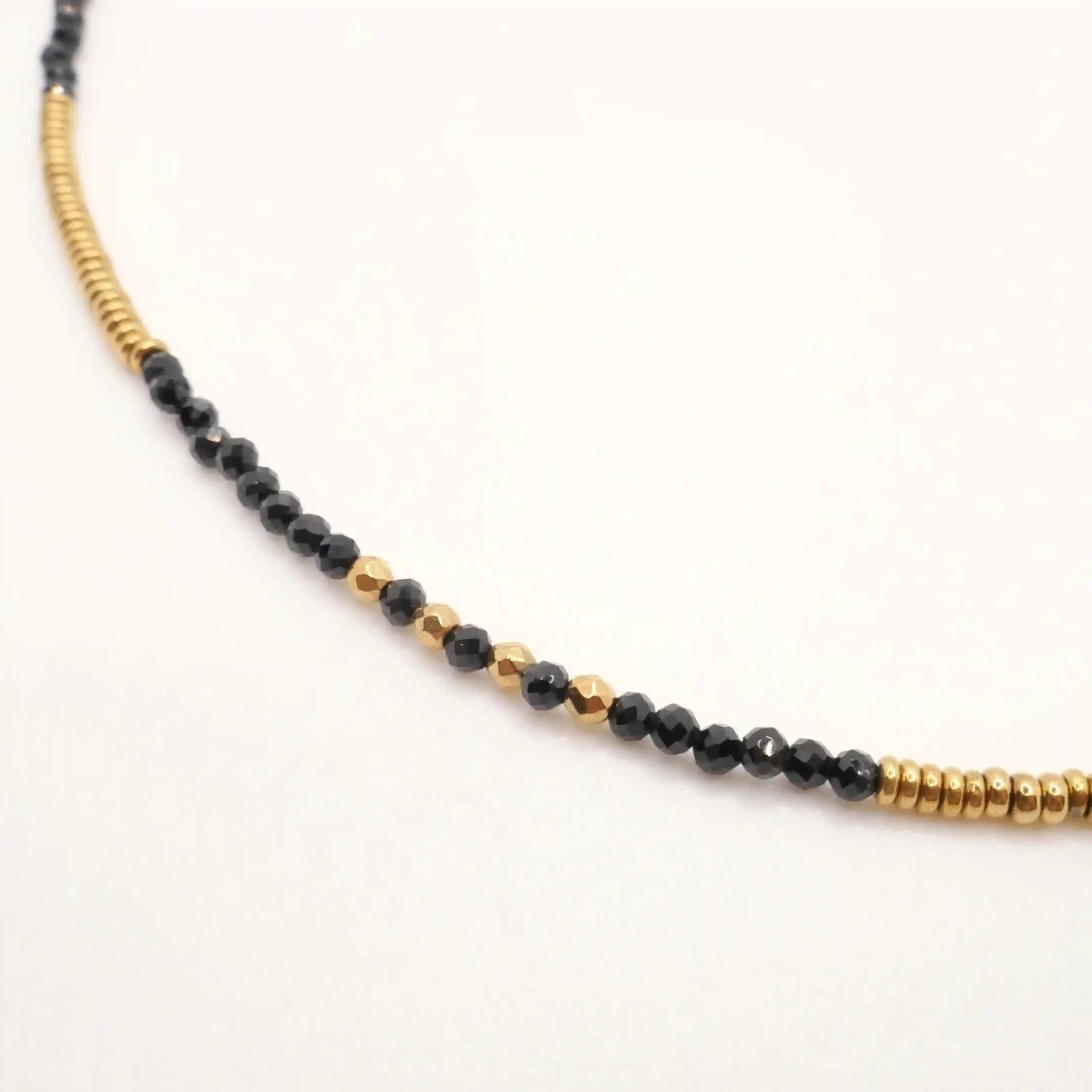 collier femme noir