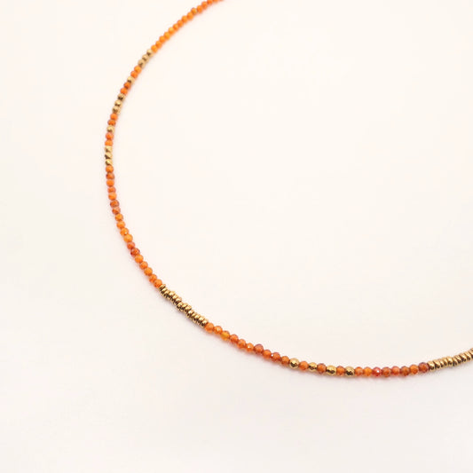 Collier Adelia orange