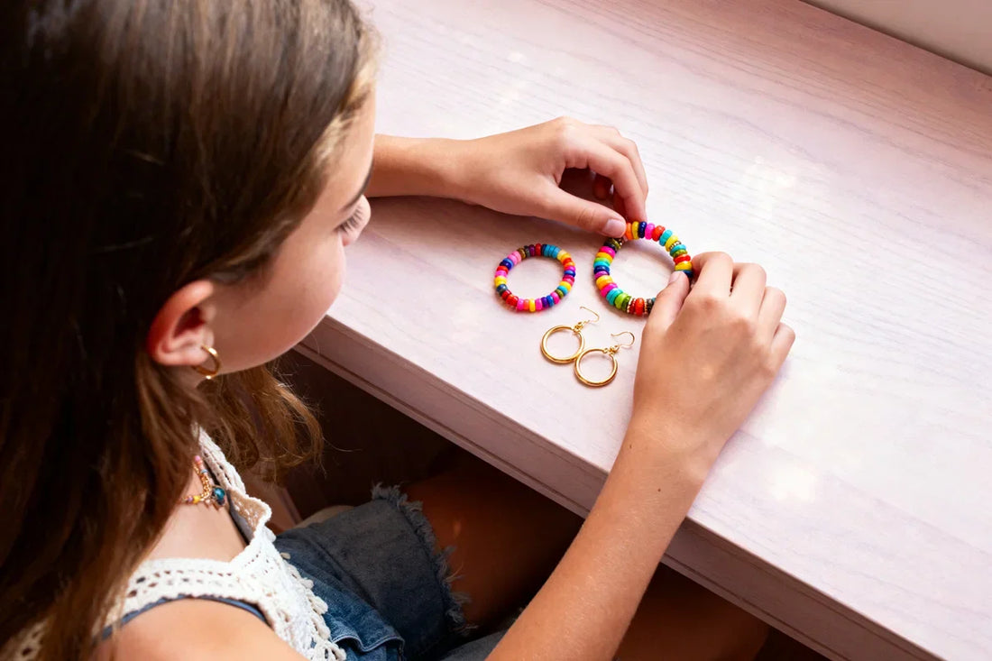 Bijoux pour adolescente - bracelets et créoles bohème Cloralys