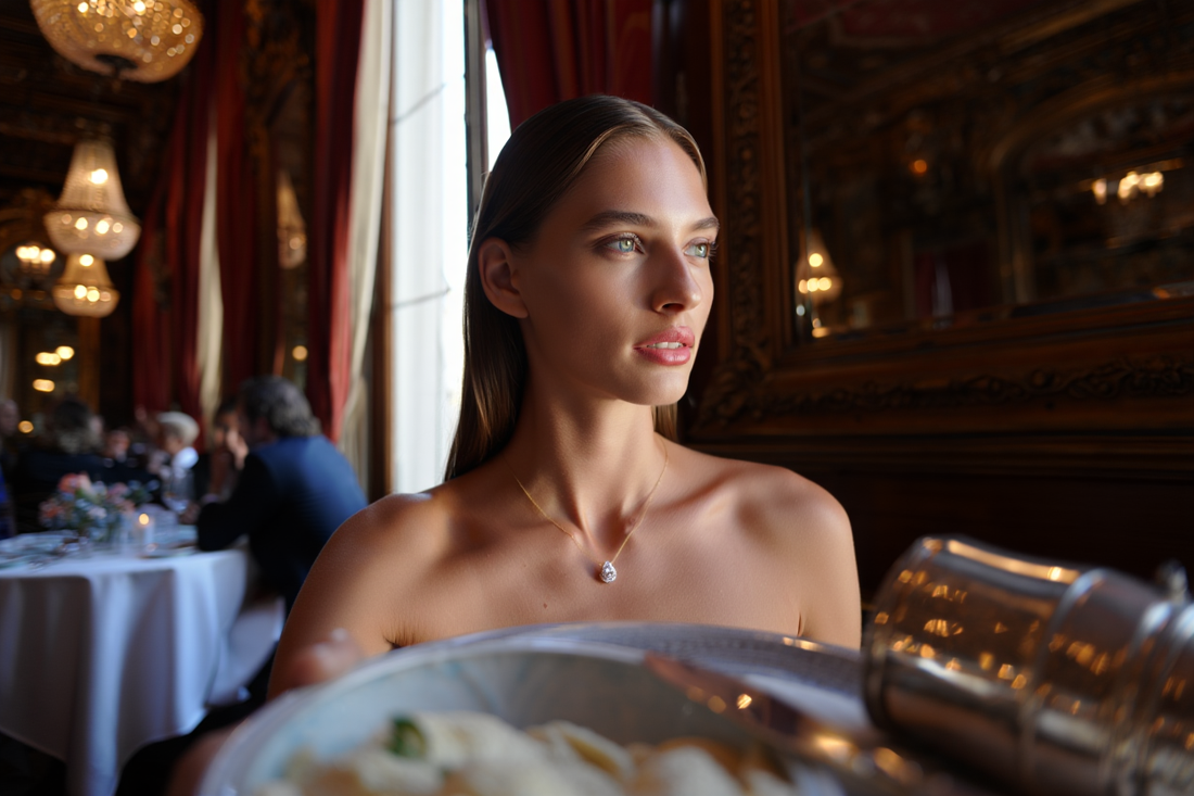 Dîner d'exception à Paris : tenues élégantes et bijoux pour une soirée inoubliable