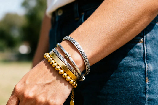 mélanger or et argent bijoux - Cloralys Bijoux