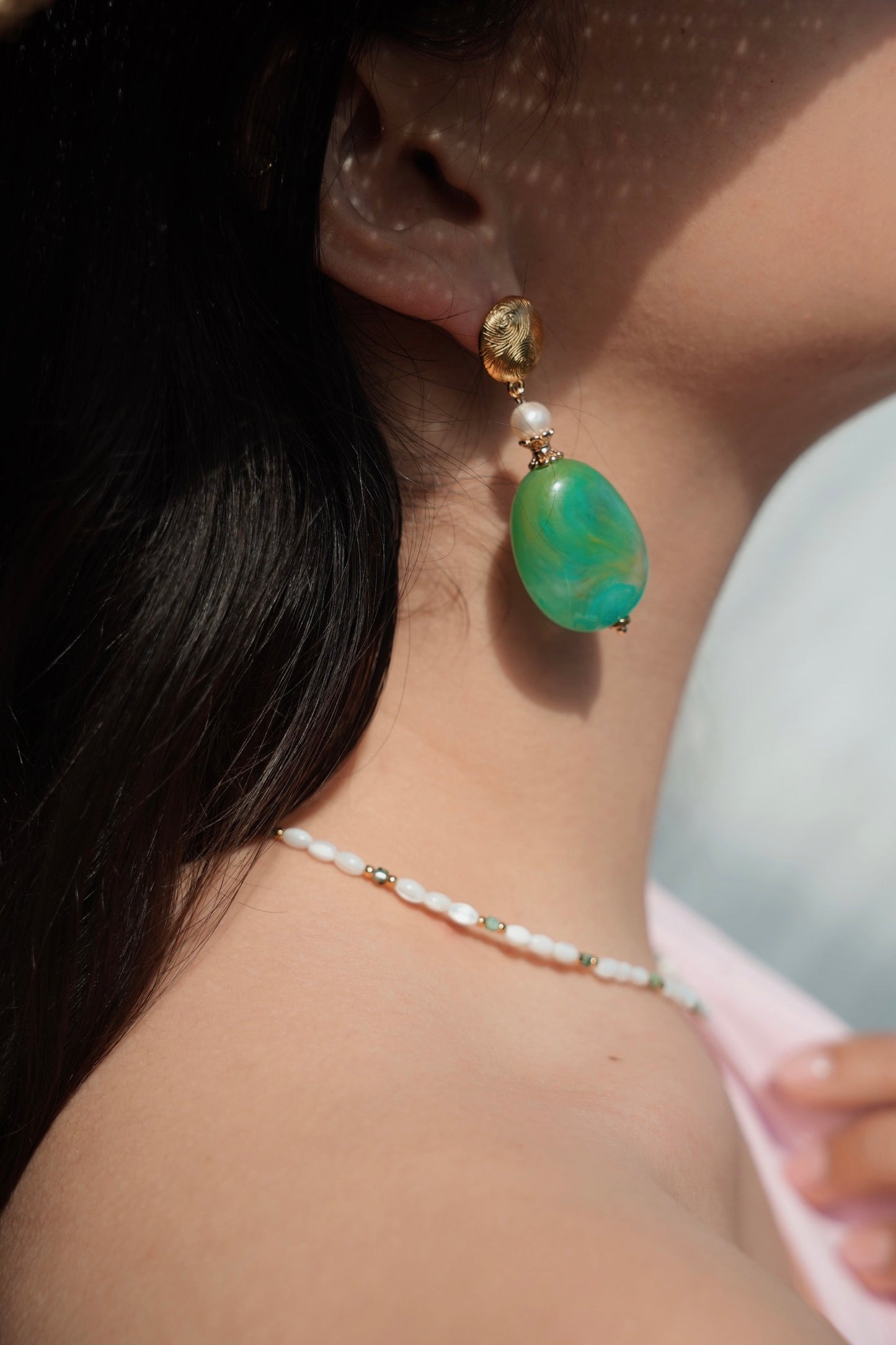 Boucles d'oreilles Calypso