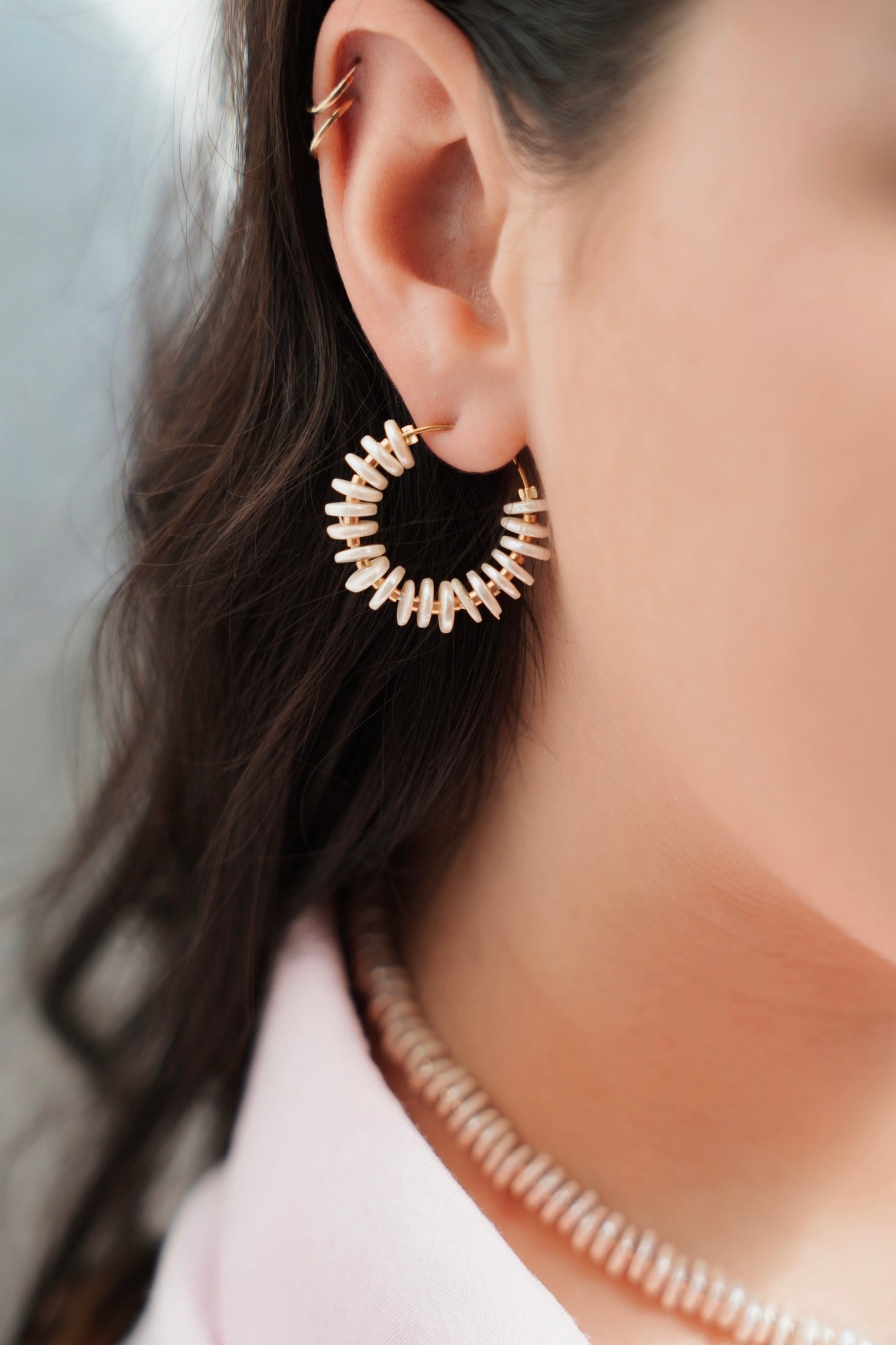 Boucles d'oreilles Irisé