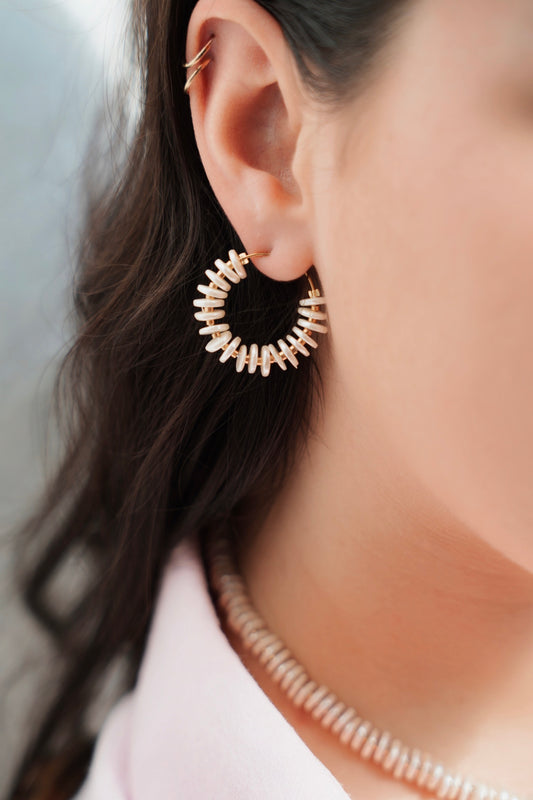 Boucles d'oreilles Irisé