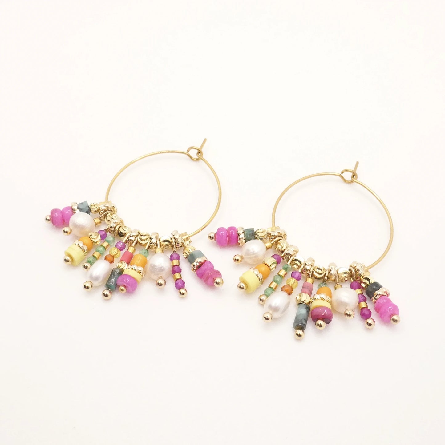 Boucles d'oreilles Grace multicolore