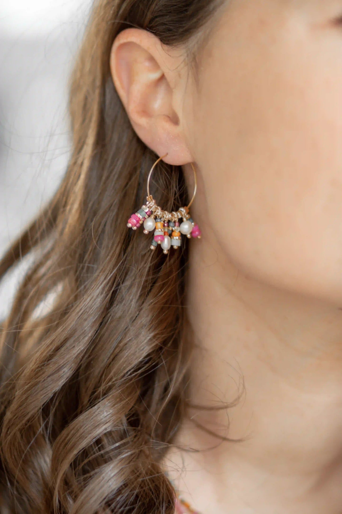 Boucles d'oreilles Grace multicolore