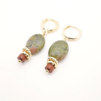 Boucles d'oreilles Eden Jade