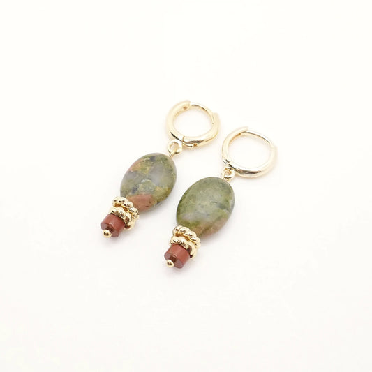 Boucles d'oreilles Eden Jade