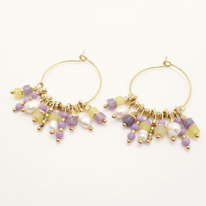 Grace Purple Earrings 