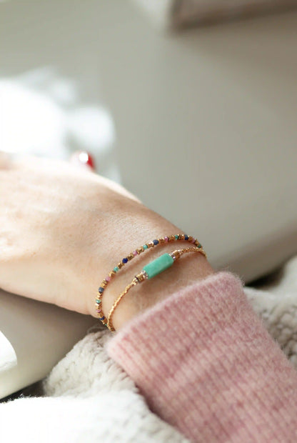 Bracelet Miyuki turquoise