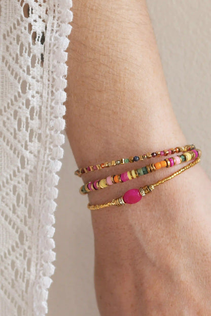 Bracelet Miyuki fuchsia