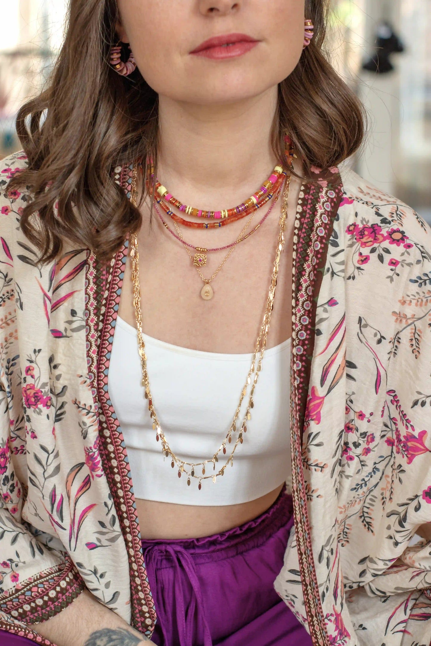 Collier Fauve Opale