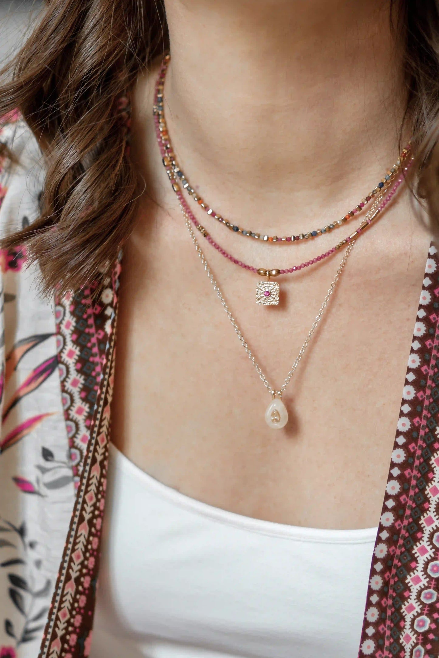 Collier Fauve Opale