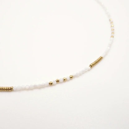 Collier Adelia blanc