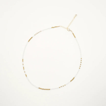 Collier Adelia blanc