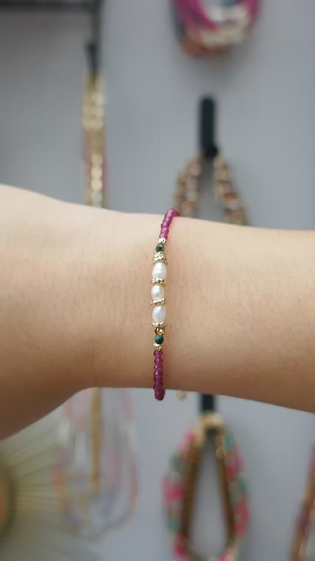 Bracelet en perles femme