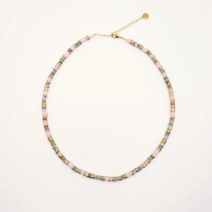 collier multicolore original pour femme en pierres fines